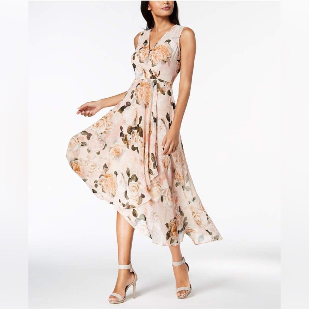 Calvin Klein Dress with‎ Slip Sz 2